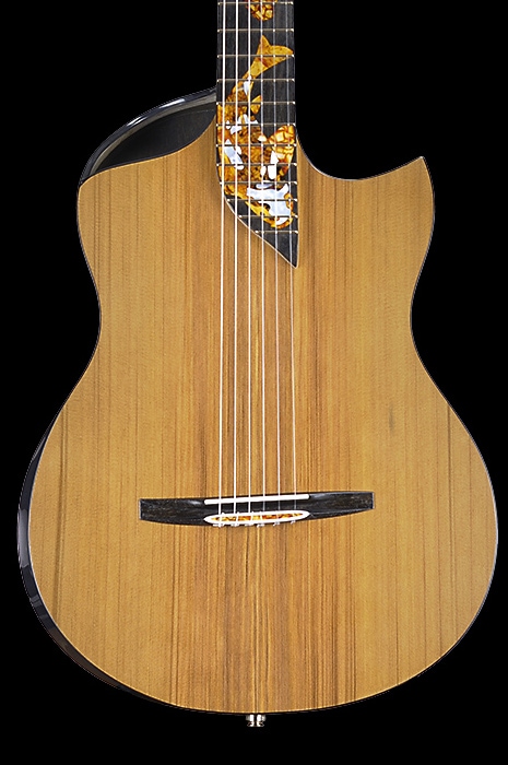 Turkowiak classical guitar with offset soundhole