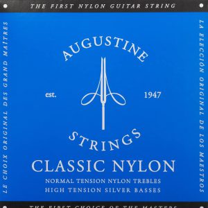 Augustine classical guitar strings blue