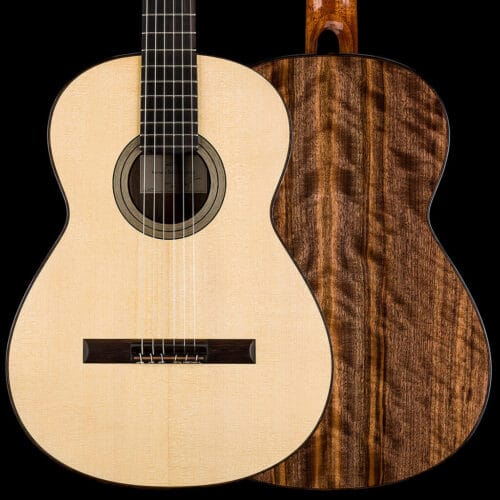 Classical guitar by Michele Della Giustina no 429 - double top