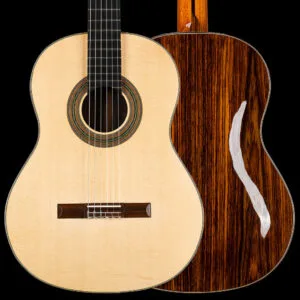 Double-top classical guitar by Stanislaw Partyka 640mm scale