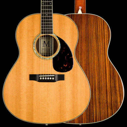 Morgan Guitars OM acoustic guitar (2008) — AAAA Indian rosewood, AAAA Sitka spruce, ebony fingerboard, handcrafted in Canada. One of fewer than 50 made that year.