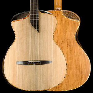 Turkowiak Opus Magnum #750 – a handcrafted masterpiece of ancient Kauri, Baltic amber & mammoth bone. The pinnacle of Polish luthiery.