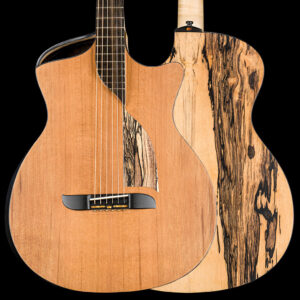 Atemberaubende Akustikgitarre mit doppelter Decke von Rafał Turkowiak, Nr. 401 (2021), kürzlich vom Gitarrenbauer selbst überprüft und in perfektem, neuwertigem Zustand.