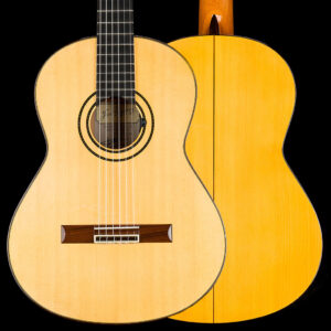 Concert class flamenco guitar by legendary Jose Ramirez. Made in Spain. Pre-owned guitar in great shape ready for more serious playing.