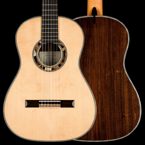 Concert classical guitar inspired by Jose Romanillos made by Marco Dissegna (Italy) - surprises with playability, sound and craftsmanship.